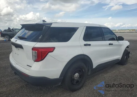 2021 Ford Explorer Police Interceptor z USA, uszkodzony, nr VIN 1FM5K8AB1MGA86409